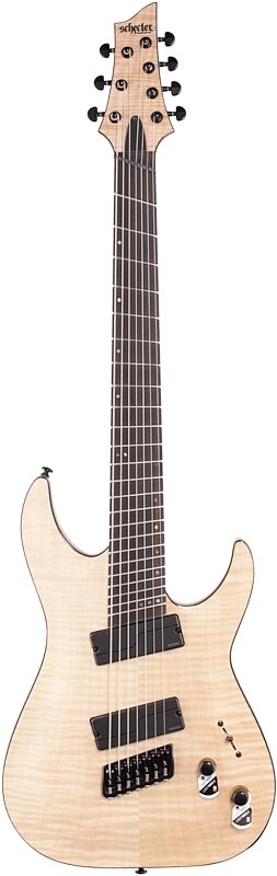 Schecter C-7 MS SLS Elite Electric Guitar, Gloss Natural, Full Straight Front