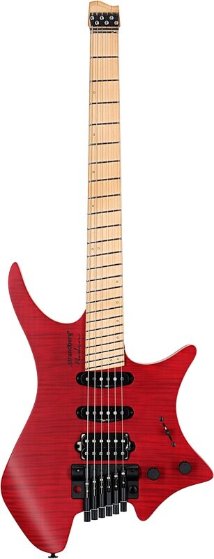 Strandberg Boden Standard NX 6 Tremolo Electric Guitar (with Gig Bag), Red, Full Straight Front