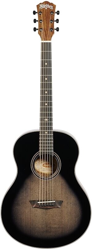 Washburn Bella Tono Novo S9 Acoustic Guitar, Charcoal Burst, Full Straight Front