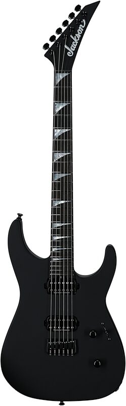 Jackson American Series Soloist SL2 DX HT Electric Guitar (with Case), Satin Black, Full Straight Front
