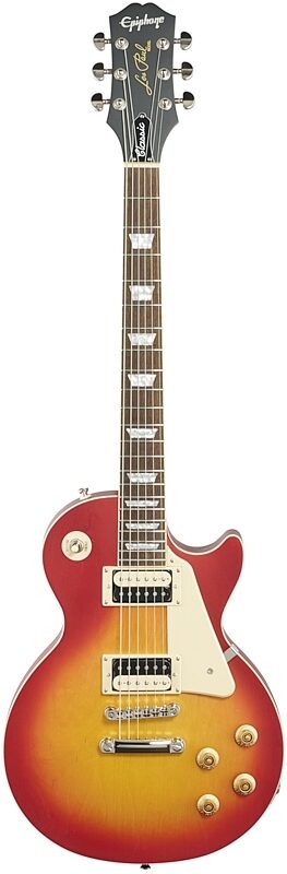 Epiphone Les Paul Classic Worn Electric Guitar, Heritage Cherry, Full Straight Front