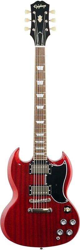 Epiphone SG Standard '61 Electric Guitar, Vintage Cherry, Blemished, Full Straight Front