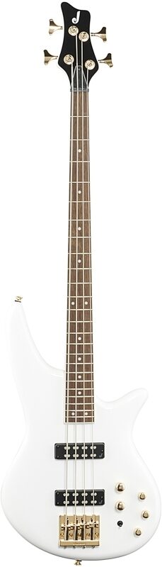Jackson JS3 Spectra Electric Bass, with Laurel Fingerboard, Snow White, Full Straight Front