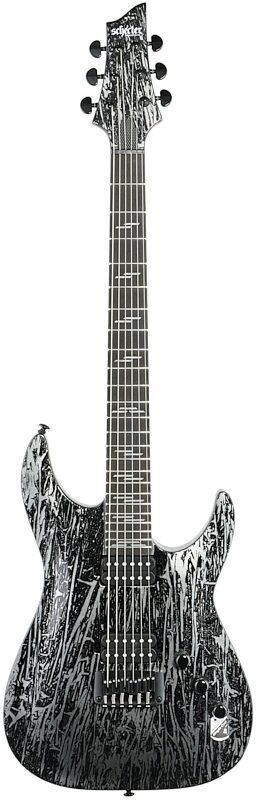Schecter C-1 Silver Mountain Electric Guitar, Silver Mountain, Full Straight Front