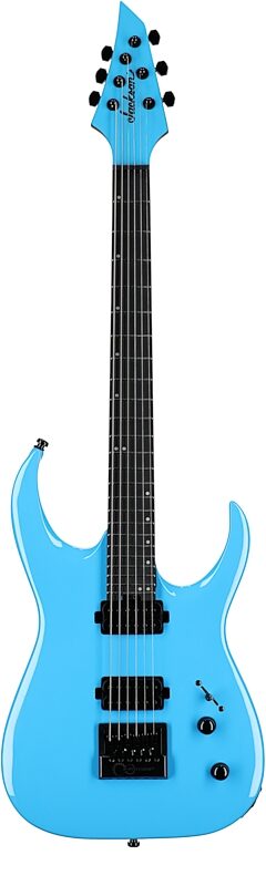 Jackson Pro Sig Misha Mansoor ET6 Electric Guitar, Riviera Blue, Full Straight Front