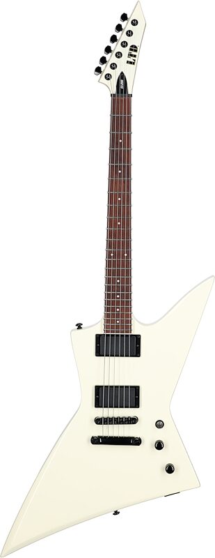 ESP LTD EX-200 Electric Guitar, Olympic White, Full Straight Front