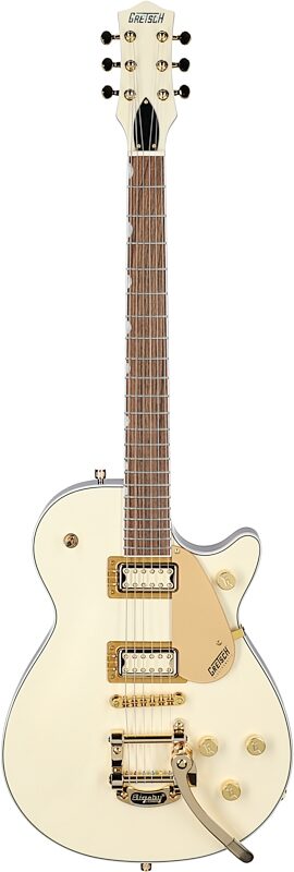 Gretsch Electromatic Pristine Limited Edition Jet Electric Guitar, White Gold, Full Straight Front
