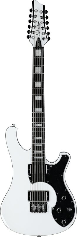 Schecter Stargazer 12 Electric Guitar, 12-String, Gloss White, Full Straight Front