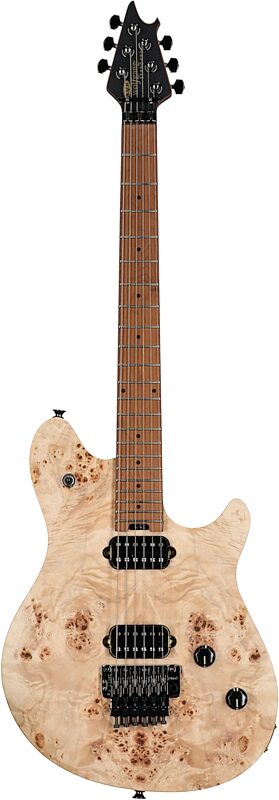 EVH Eddie Van Halen WG Wolfgang Standard Exotic Electric Guitar, with Maple Fingerboard, Poplar Burl Natural, USED, Blemished, Full Straight Front