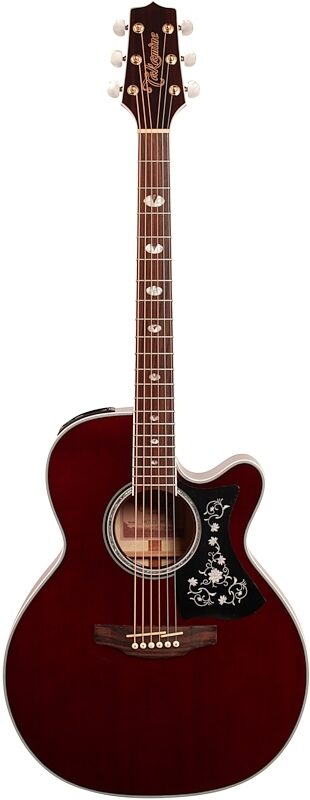 Takamine GN75CE Acoustic-Electric Guitar, Wine Red, Scratch and Dent, Full Straight Front