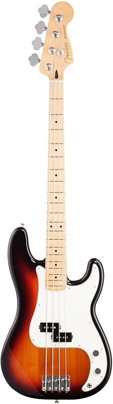 Fender Player Precision Electric Bass, Maple Fingerboard, 3-Color Sunburst, Full Straight Front