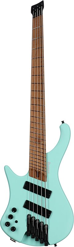 Ibanez EHB1005MSL Electric Bass (with Gig Bag), Seafoam Green Matte, Full Straight Front