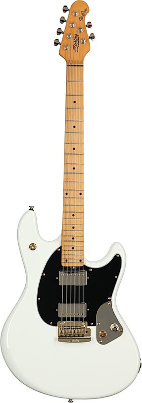 Sterling by Music Man Jared Dines Signature StingRay Electric Guitar, Olympic White, Full Straight Front