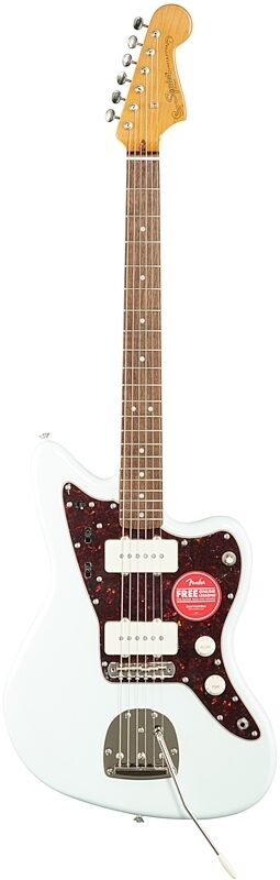 Squier Classic Vibe '60s Jazzmaster Electric Guitar, with Laurel Fingerboard, Sonic Blue, Full Straight Front