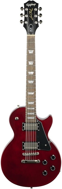 Epiphone Les Paul Studio Electric Guitar, Wine Red, Blemished, Full Straight Front