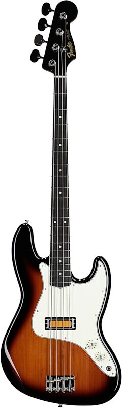 Fender Gold Foil Jazz Bass Guitar (with Gig Bag), 2 Color Sunburst, Full Straight Front