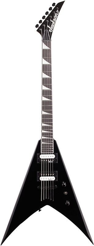 Jackson JS Series King V JS32T Electric Guitar, Amaranth Fingerboard, Gloss Black, Full Straight Front