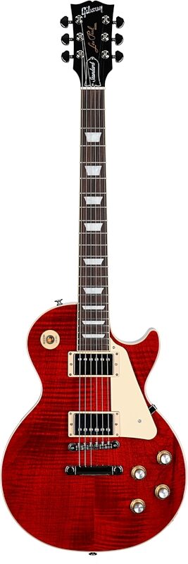 Gibson Les Paul Standard 60s Custom Color Electric Guitar, Figured Top (with Case), Cherry, Open Box (Very Good), Full Straight Front