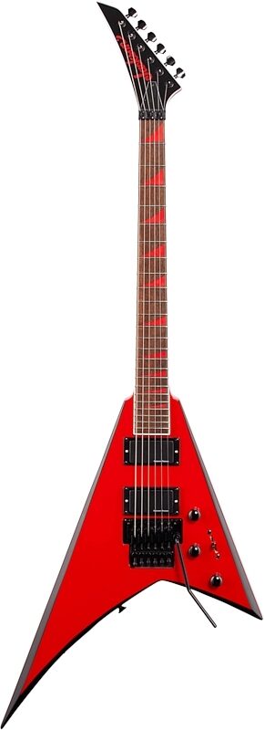 Jackson X Series Rhoads RRX24 Electric Guitar, with Laurel Fingerboard, Red with Black Bevel, Full Straight Front