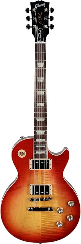 Gibson Les Paul Standard '60s Faded Electric Guitar (with Case), Vintage Cherry, Full Straight Front