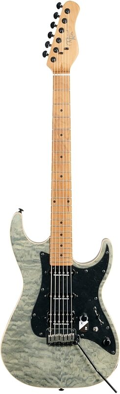 Michael Kelly Modshop '67 Electric Guitar, Maple Fingerboard, Black Wash, Full Straight Front