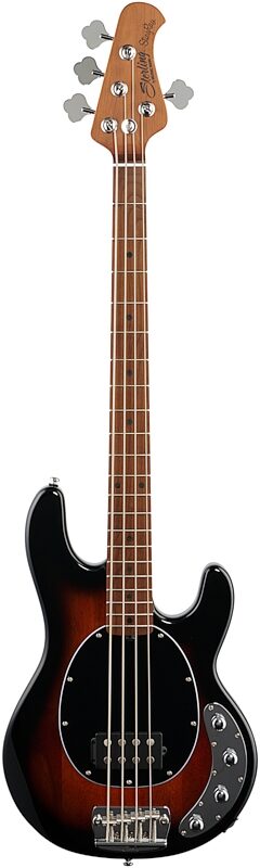 Sterling by Music Man Ray34 Electric Bass Guitar, Vintage Sunburst, Full Straight Front