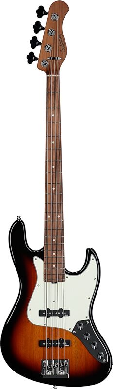 Sadowsky MetroExpress 21-Fret Vintage J/J Electric Bass, with Morado Fingerboard (with Gig Bag), Sunburst, Full Straight Front