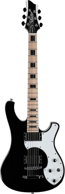 Schecter Stargazer 6 Electric Guitar, Gloss Black, Full Straight Front