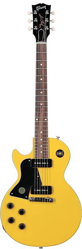 Gibson Les Paul Special Electric Guitar, Left-Handed (with Case), TV Yellow, Full Straight Front
