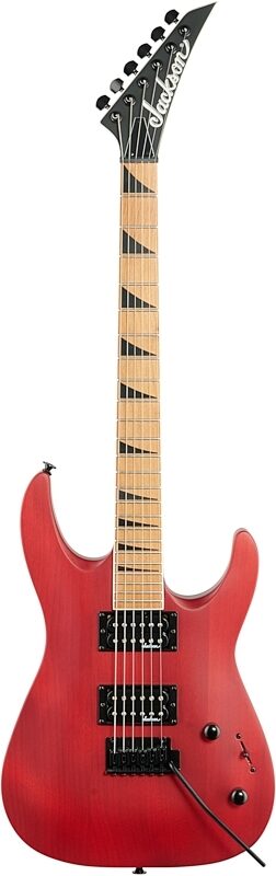 Jackson JS Dinky JS24DKAM Electric Guitar, Red Stain, Full Straight Front