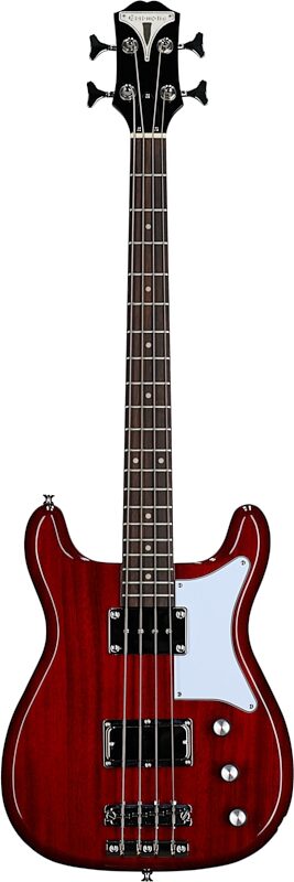 Epiphone Newport Bass Guitar, Cherry, Open Box (Very Good), Full Straight Front