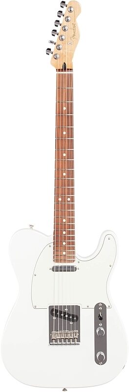 Fender Player Telecaster Pau Ferro Electric Guitar, Polar White, Full Straight Front