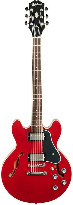 Epiphone ES-339 Semi-Hollowbody Electric Guitar, Cherry, Full Straight Front