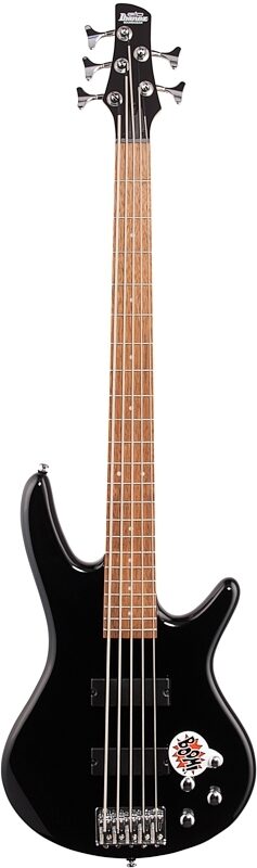 Ibanez GSR205 Soundgear Electric Bass Guitar, Black, Full Straight Front