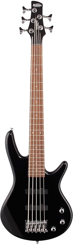 Ibanez GSRM25 GiO Mikro Electric Bass, 5-String, Black, Full Straight Front