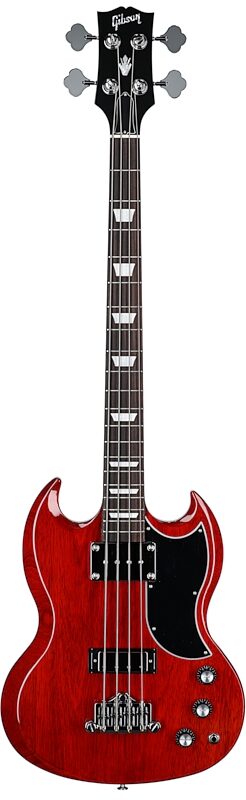 Gibson SG Standard Electric Bass (with Case), Heritage Cherry, Full Straight Front