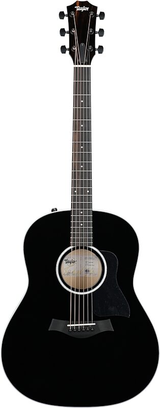 Taylor 217e Plus Grand Pacific Acoustic-Electric Guitar (with Aerocase), Black, Full Straight Front