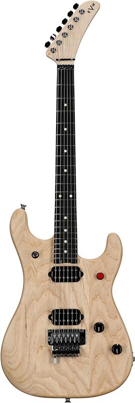 EVH Eddie Van Halen Limited Edition 5150 Deluxe Ash Electric Guitar, Natural, Full Straight Front