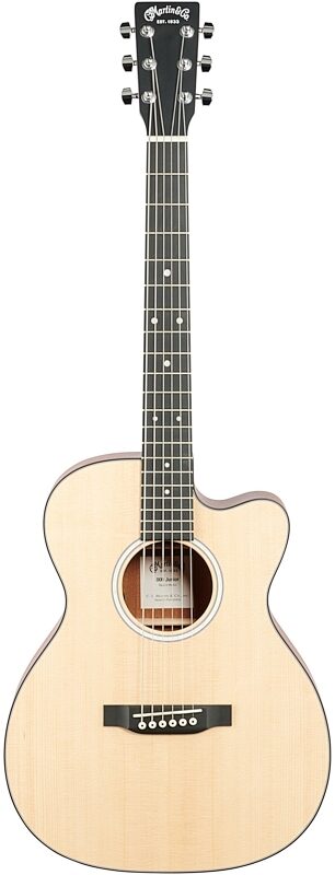 Martin 000C Junior 10E Acoustic-Electric Guitar (with Gig Bag), New, Full Straight Front