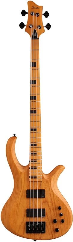 Schecter Session Riot 4 Electric Bass, Aged Natural Satin, Scratch and Dent, Full Straight Front