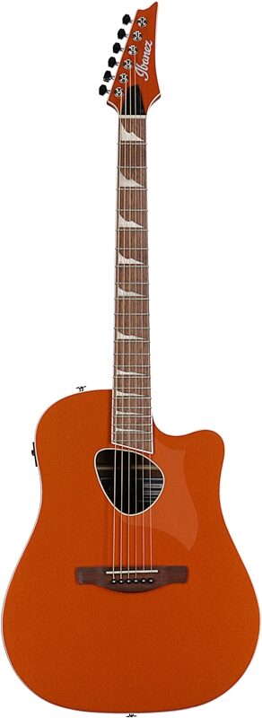 Ibanez ALT30 Altstar Acoustic-Electric Guitar, Dark Orange Metallic, Full Straight Front