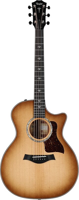 Taylor 514ce Grand Auditorium Acoustic-Electric Guitar (with Case), Urban IronBark, Full Straight Front