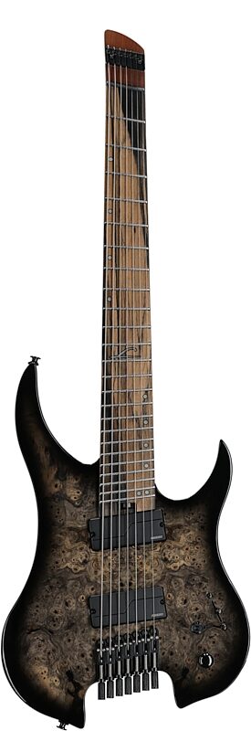 Legator Ghost 7 OD Multi-Scale Guitar, Jupiter Burst, Full Straight Front