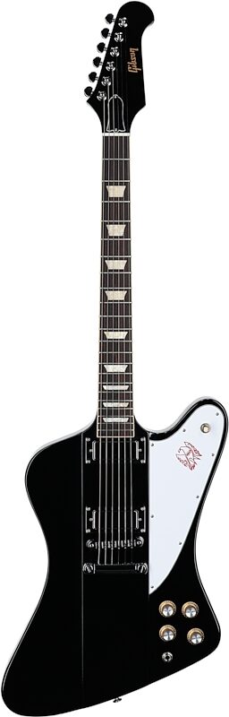 Gibson Firebird Platypus Electric Guitar (with Case), Ebony, Full Straight Front