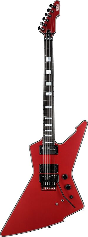 Schecter E-1 FR S Special Edition Electric Guitar, Satin Candy Apple Red, Full Straight Front