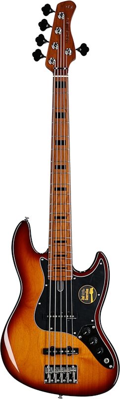 Sire Marcus Miller V5 Electric Bass, 5-String, Tobacco Sunburst, Full Straight Front