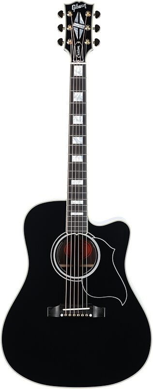 Gibson Custom Songwriter EC Custom Acoustic-Electric (with Case), Ebony, Full Straight Front