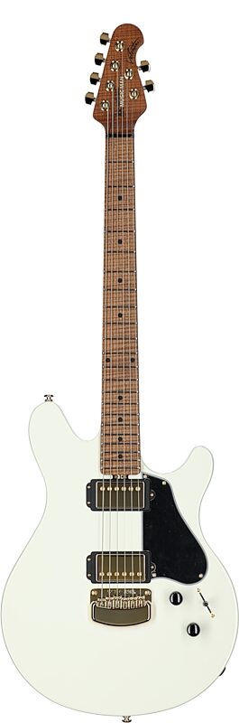 Ernie Ball Music Man James Valentine HH Electric Guitar (with MONO Bag), Ivory White, Full Straight Front