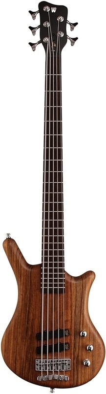 Warwick GPS German Pro Series Thumb BO 5 Electric Bass, 5-String (with Gig Bag), Natural, Full Straight Front