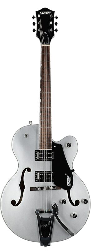 Gretsch G5420T Electromatic Hollowbody Electric Guitar, Airline Silver, Full Straight Front